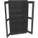Armoire de rangement Tennsco® C-Thru Standard, 36" de largeur x 18" de profondeur x 72" de hauteur, à monter, noire