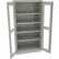 Armoire de rangement Tennsco® C-Thru Standard, 36" de largeur x 18" de profondeur x 72" de hauteur, à monter, gris clair