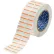 Étiquettes Brady® B-494 en polyester couleur, 0,375" de hauteur x 1" de largeur, orange/blanc, 3 000 par rouleau