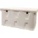 RomoTech Outdoor Dock Storage Box, Medium, 51"L x 23"W x 26"H, White, Polyethylene