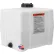 Réservoir de stockage en plastique RomoTech de 30 gallons 82123909 - Extrémités carrées et fond plat
