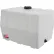 Réservoir de stockage en plastique RomoTech de 100 gallons, à extrémités carrées et fond plat