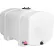 Réservoir de stockage d'eau RomoTech Square Pest Control Operator avec pieds, capacité de 100 gallons, blanc