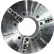 Mandrin à vis sans fin TMX™ SET-TRU™ à 3 mâchoires (2 pièces), en acier forgé, dos lisse, diamètre 24-13/16".