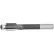 Foret à chanfreiner HSS à 2 cannelures, foret pilote pour vis à tête cylindrique, diamètre du foret pilote : 3/8", profondeur : 19/32", longueur totale : 4-3/8"