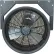 Ventilateur à tambour TPI 30" à haute vitesse avec support en Y, 9 000 CFM, 1 HP, 120 V, monophasé