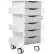 Chariot de laboratoire TrippNT™ à 6 tiroirs verrouillables, 58,4 cm (L) x 48,3 cm (P) x 88,9 cm (H), argent métallisé