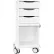TrippNT™ Core SP Space Saving Lab Cart with Clear Sliding Door, White