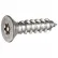 #10AB x 1-1/2" Security Sheet Metal Screw - Flat Torx Head - Steel - Black Oxide - FT - USA - 100 Pk