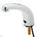 Robinet T&S® 5EF-1D-DS Equip Sensor, montage sur plan, monotrou, bec moulé, 2,2 GPM, chromé