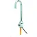 Robinet électronique T&S® EC-3100 ChekPoint, montage sur plan, col de cygne, 2,2 GPM, chromé