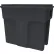 Poubelle rectangulaire Toter® Slimline, capacité de 16 gallons, gris granit foncé