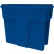Poubelle rectangulaire Toter® Slimline, capacité de 60 litres, bleue