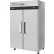 Réfrigérateur Turbo Air M3R47-2-N à porte pleine, 47 pieds cubes, en acier