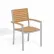 Fauteuil d'extérieur Oxford Garden® Travira - Tekwood Natural (lot de 2)