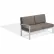 Oxford Garden® Travira Modular Love Seat, Right, Tekwood Vintage, Stone