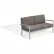 Oxford Garden® Travira Love Seat, Tekwood Vintage, Stone