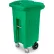 Poubelle à roulettes Toter Heavy Duty à 2 roues pour déchets organiques, 32 gallons, vert naturel - ACG32-00LIM