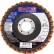 Disque à lamelles de meulage/finition T29 4-1/2" x 7/8", grain 40, revêtu et non tissé - United Abrasives - Réf. 77760 - Quantité par paquet : 10