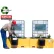UltraTech Ultra-Twin IBC Spill Pallet® 1147 - avec écoulement et 2 tablettes pour seaux