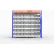 UNEX® SpeedCell® Kit with Medium Columns For 96"W x 42"D Bay, White