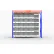 UNEX® SpeedCell® Kit with X-Large Columns For 96"W x 42"D Bay, White