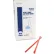 Pailles-cuillères AmerCareRoyal® Jumbo, 10-1/4" de long, rouges, 300 pièces par paquet, 18 paquets par carton
