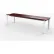 UltraSite® New Haven 4' Ash Wood Flat Bench without Back, Brown