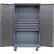 Armoire à tiroirs mobile configurable Global Industrial™, 48" de largeur x 24" de profondeur x 85" de hauteur, grise, 4 tiroirs
