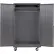 Armoire vestiaire mobile modulable Global Industrial™, 48" de largeur x 24" de profondeur x 85" de hauteur, grise