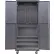 Armoire mobile à panneaux perforés configurable Global Industrial™, 36" de largeur x 24" de profondeur x 85" de hauteur, grise, 4 étagères
