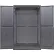 Armoire modulable Global Industrial™ entièrement équipée de panneaux perforés, 48" de largeur x 24" de profondeur x 78" de hauteur, grise