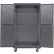 Armoire à panneaux perforés mobile configurable Global Industrial™, 122 cm (L) x 61 cm (P) x 216 cm (H), grise