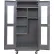 Armoire de nettoyage mobile configurable Clear-View de Global Industrial™, 36 L x 24 P x 85 H, grise, 4 étagères