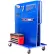 Chariot à bacs Valley Craft de type « A-Frame » avec 2 panneaux perforés à chevilles rondes, 57" de largeur x 30" de profondeur x 62" de hauteur, bleu