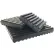 Vibra Systems SRMP 0303 - Patin antivibratoire en caoutchouc avec insert en acier, 3" x 3" x 3/4"