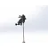 Brawn Direct Drive Mixer w/Clamp 1100 Quarts Cap. Air Motor, .33 HP, 4.5 Impeller Diameter