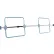 Vestil™ One Piece Aluminum Galvanized Cargo Bar, Adjusts 89" to 104" With Hoops