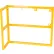 Support d'extension pour barrière à cylindres en acier Vestil™, 15-1/4" L x 37-1/2" P x 32" H, capacité de 3 cylindres, jaune