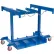 Chariot de transport de bouteilles en acier Vestil™ avec roulettes, 45" de largeur x 45" de profondeur x 39" de hauteur, capacité de 800 lb, bleu