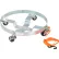 Chariot pour fûts Vestil DRUM-QUAD-H avec roues en caoutchouc pour fûts de 5, 30 et 55 gallons