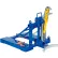 Vestil™ en acier, modèle « Eagle Beak » à chargement automatique, 1 fût, capacité de 1 000 lb, bleu