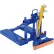 Vestil™ Steel Automatic Eagle Beak, 1 fût avec support à sangle, capacité de 1 000 lb, bleu