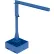 Grue à flèche portable en acier Vestil™ avec socle vide, poutre en I de 8', capacité de 250 lb, bleue