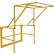 Barrière de sécurité pour mezzanine en acier Vestil™, 68-1/2" de largeur x 79-5/16" de profondeur x 80-1/16" de hauteur