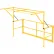 Porte de sécurité double largeur pour mezzanine en acier Vestil™, 108-1/2" de largeur x 79-5/16" de profondeur x 80-1/16" de hauteur