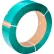 Sangle en polyester Vestil™, 5/8" de largeur x 4 200' de longueur x 0,035" d'épaisseur, âme de 16" x 6", verte