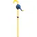 Pompe à tambour rotative manuelle Vestil™ en sulfure de polyphénylène, bouchon de 2", jaune