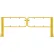 Vestil™ Steel Swivel Dock Gate Pair for 8 Ft. Door, Yellow