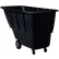 chariot basculant en plastique Vestil™ à usage standard, capacité de 1 yard cube, capacité de charge de 850 lb, noir
